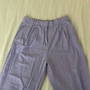 Abercrombie Sloane Linen pants-Lavender